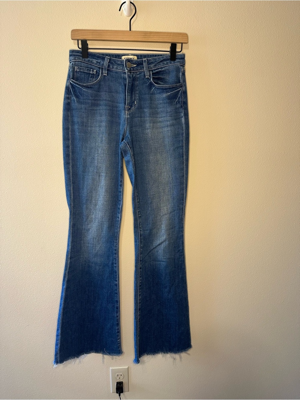 L’AGENCE Sera High Waist Flare Jeans bordello wash size 25 - Picture 9 of 10